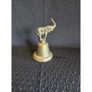 Vintage  Brass Elephant Figurine/Bell 5 1/2"